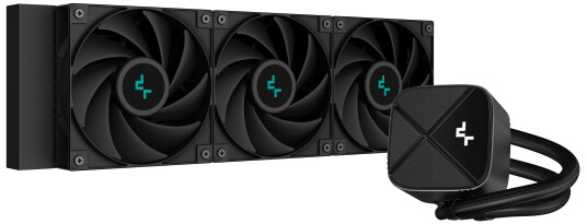 DeepCool LS720S Zero Dark CPU Vannkjøler 360mm med 3 Vifter DeepCool LS720S Zero Dark CPU Vannkjøler 360mm med 3 Vifter