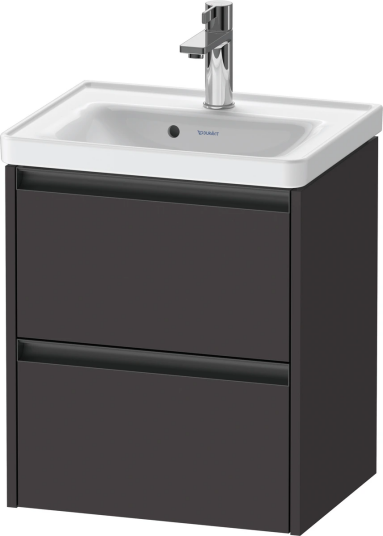 Duravit Ketho.2 Servantskap 2 Skuffer 484x375 mm Grafitt Matt