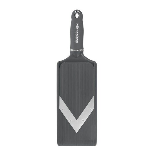 Microplane V blade mandolin PureCut justerbar after dark grey