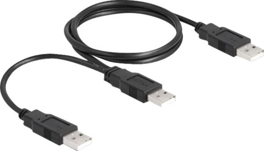 Delock Usb Kabel Usb Hann Til Usb Hann Usb 2.0 70 Cm Svart