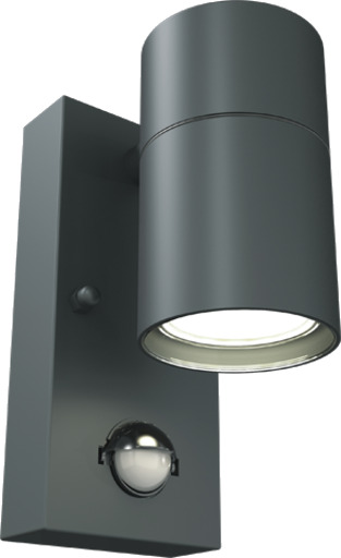 4lite Marinus Sleek utelys vegg med sensor antrasitt