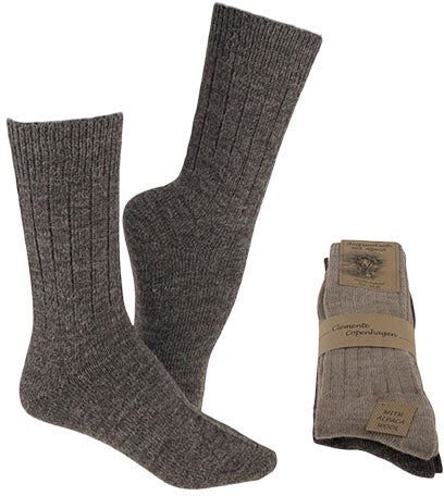 Clemente Alpakka Ullsokker Brun & Beige Tynne 2-pk Str. 35/38 Clemente Alpakka Ullsokker Brun & Beige Tynne 2-pk Str. 35/38
