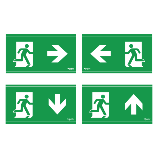 Schneider Electric OVA53180 Piktogramsett 5 deler 20 m Belysning Schneider Electric OVA53180 Piktogramsett 5 deler 20 m Belysning