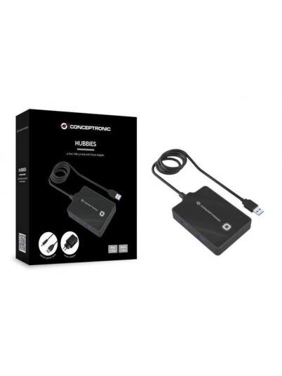 Conceptronics - hub USB-hub - Svart
