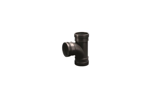 WAFIX 75/75x88,5° PP PLUSS SVINGGRENRØR SORT WAFIX 75/75x88,5° PP PLUSS SVINGGRENRØR SORT