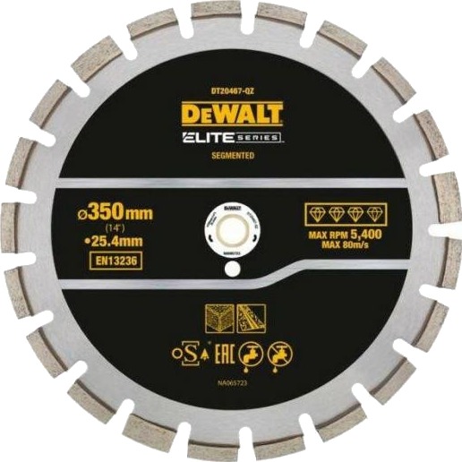 DeWalt Elite Diamantblad for asfalt - 350x25,4mm