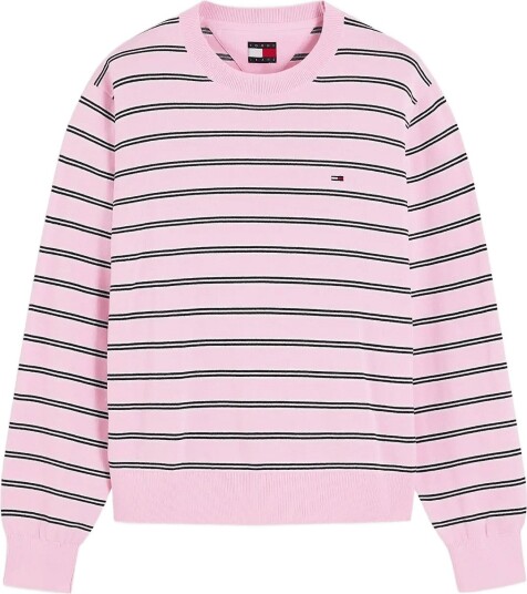 Tommy Jeans Tjw Essential Crew Sweater Ext Pink XS