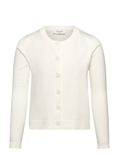 Rosemunde Kids Rkdenise Ls Cardigan White 164