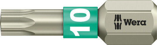 Wera Bits 1/4 Torsion Torx T10x25mm, Rostfri