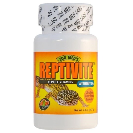 Zoo Med Reptivite Uten D3 Med Fosfor 56.7 Gram Zoo Med Reptivite Uten D3 Med Fosfor 56.7 Gram
