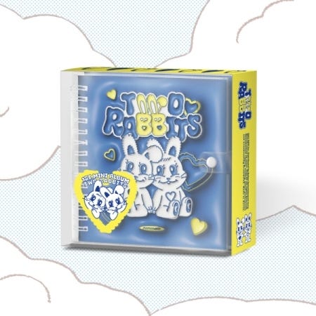 Mamamoo+, Mamamoo Two Rabbits Mini Version Incl. 68pg MiniBooklet, Special Photocard, Mini Band, Sticker, 2 Photo CD Mamamoo+, Mamamoo Two Rabbits Mini Version Incl. 68pg MiniBooklet, Special Photocard, Mini Band, Sticker, 2 Photo CD