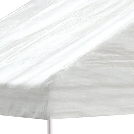 vidaXL Paviljong med tak hvit 4,08x2,23x3,22 m polyetylen vidaXL Paviljong med tak hvit 4,08x2,23x3,22 m polyetylen