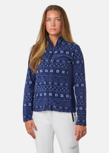 Swedemount Idre Fleece III W Dk. Navy/Light Blue 48 Trøyer