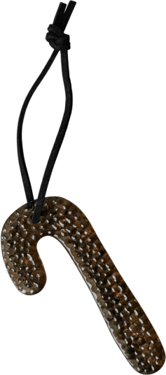 Dbkd Airy Hanging Candy Cane dekorasjon Brown