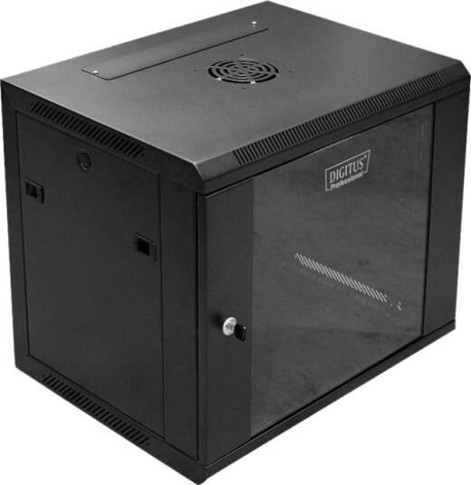 Digitus Professional Dn-W19 09U 450 B Skap Veggmonterbar Svart Ral 9004 9U 19" Digitus Professional Dn-W19 09U 450 B Skap Veggmonterbar Svart Ral 9004 9U 19"