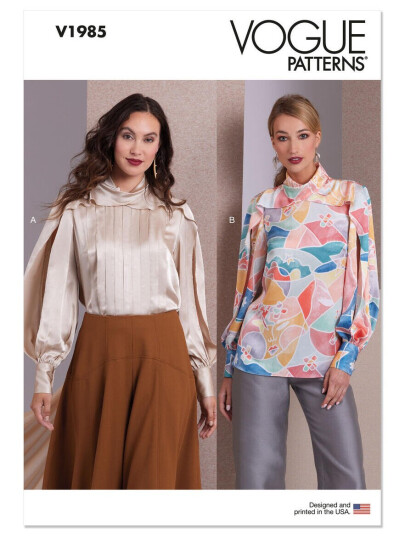 Vogue 1985 - Bluse AX5 (4-6-8-10-12)