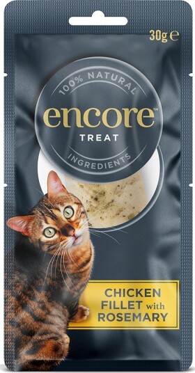 Encore Cat Treat Med Rosmarin Kyllingfilet 6 X 30 G Encore Cat Treat Med Rosmarin Kyllingfilet 6 X 30 G