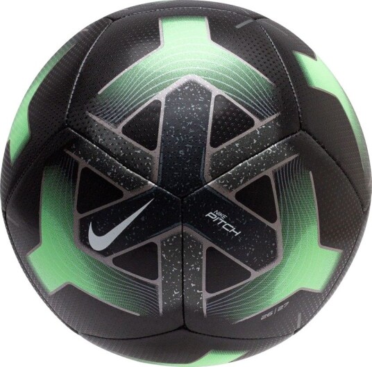 Nike Fotball Pitch Shadow Svart/illusion Green Str. 5
