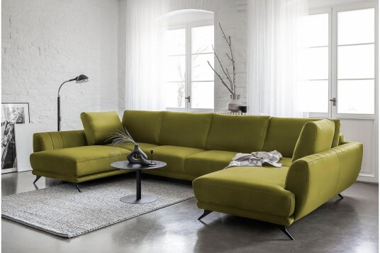 Katun Sovesofa Dobbeltsjeselong Limegrønn