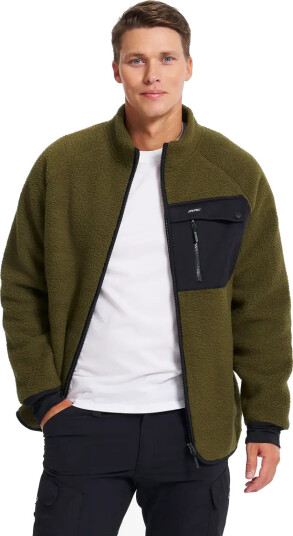 RevolutionRace Herre > Overdeler > Fleece & midlayers Sherpa Full zip Fleece Jacket Herre Black Størrelse:S