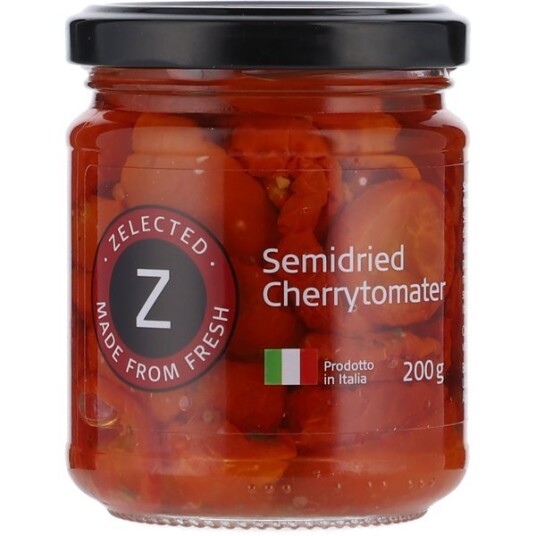 Semitørkede Cherrytomater 200g Zelected