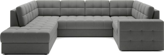 Seksjon Eltap Blewett 299x198x82 cm Sola 4 Grå Venstre
