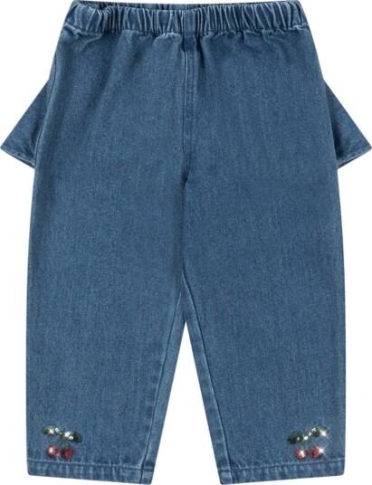 Konges Sløjd Bukser   Magot   Denim Blue m. Paljetter   Konges Sløjd   4 år (104)   Bukser   bomull   Blå