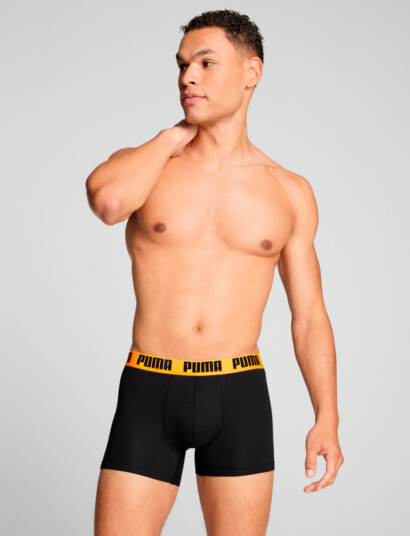 PUMA Puma Men Everyday Basic Boxers 2P - Black - XXL