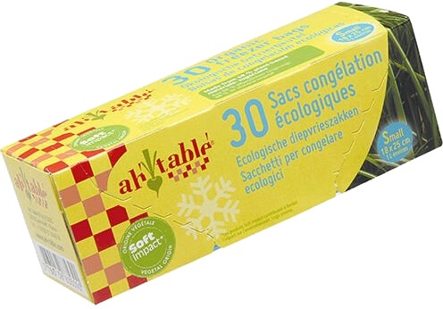 Biogan Fryseposer av Bioplast 30 Stk 1 Liter