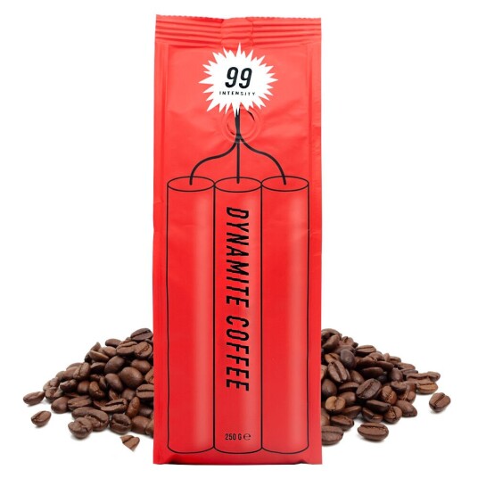 Kaffekapslen Dynamite Coffee - 250 g. kaffebønner Kaffekapslen Dynamite Coffee - 250 g. kaffebønner