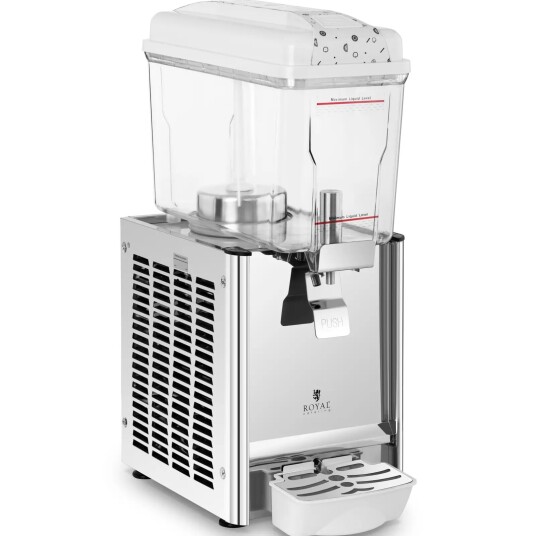 Royal Catering Drikkedispenser - 12 L - kjølesystem og røreverk 10011636