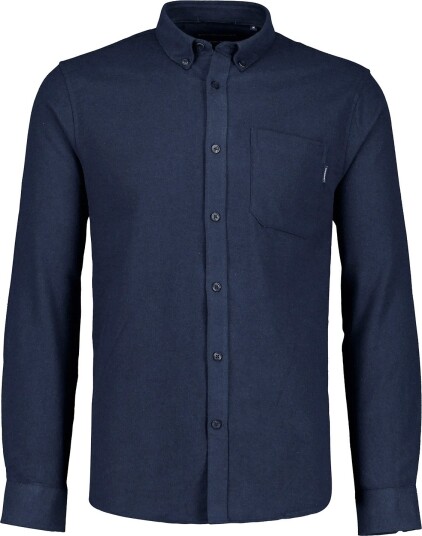 Lindbergh Brushed Twill Shirt L/S NAVY S