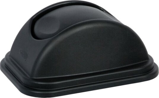 Lokk Rubbermaid Svart Plast