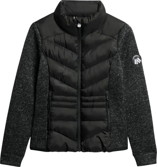 Superdry Storm Knit Hybrid Jacket BLACK 10 Superdry Storm Knit Hybrid Jacket BLACK 10