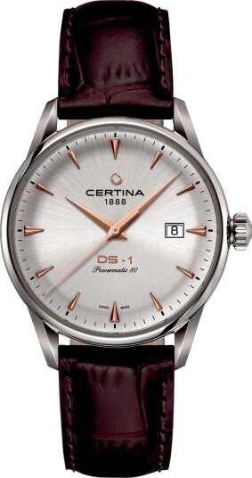 Certina DS-1 Powermatic 80 C0298071603101 - Herre - 40 mm - Analog - Automatisk - Safirglass