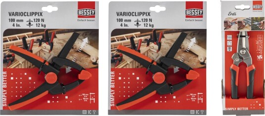 Bessey Skrutvingesett SET1-A 5 Deler