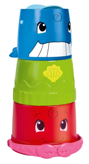 ABC Bucket with Stacking Cups 104010183 ABC Bucket with Stacking Cups 104010183