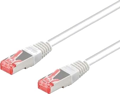 Goobay CAT6a S/FTP Patchkabel 10m Hvit