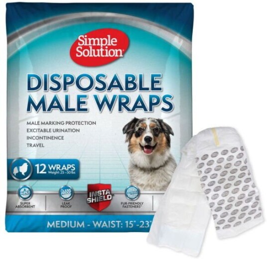 Simple Solution Disposable Skvettebeskyttelse 12-pakk (M)