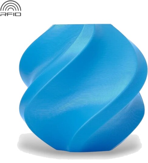 Bambu Lab Tpu 95A Hf Filament 1.75 Mm 1 Kg Med Gjenbruksspole Blå