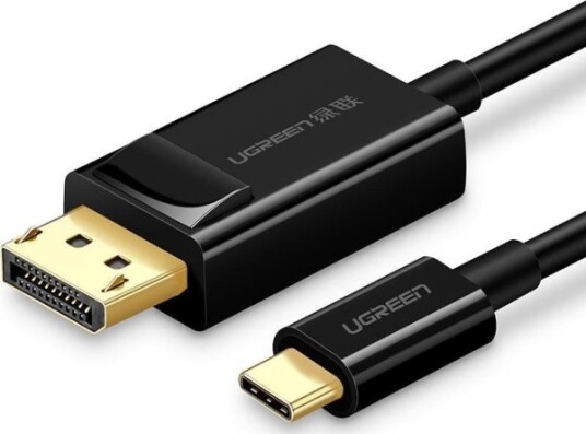 Ugreen Unidirectional Adapter Cable From Usb Type C To Display Port 4K 1.5M Black (Mm139)