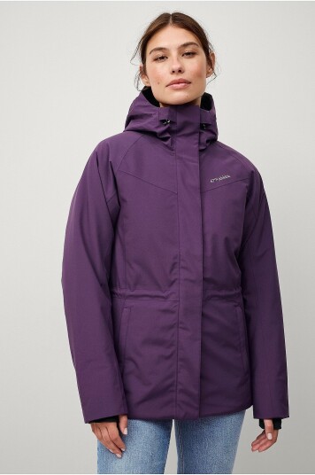 Áhkká Skijakke Outdoor Jacket Padded Lilla