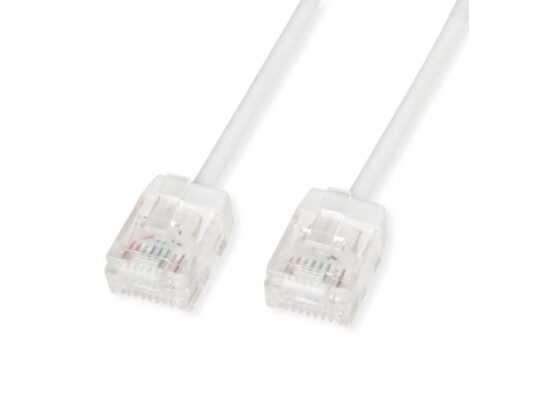 Roline 21.15.4470 0,5 M Cat6a U/Utp Utp Rj-45 Rj-45 Hvit