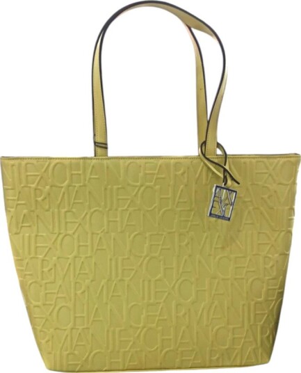 Armani Exchange Dame Vesker Gul ONE SIZE,