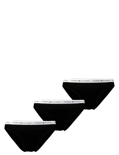 Tommy Hilfiger 3 Pack Bikini Black M Tommy Hilfiger 3 Pack Bikini Black M