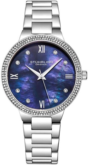 Stührling Original Dameklokke 3907.2 Symphony Blå/Stål Ø38 mm
