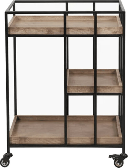 Trend Collection Gallery Serveringsvogn Eikefiner – 60 x 40 x 80 cm Trend Collection Gallery Serveringsvogn Eikefiner – 60 x 40 x 80 cm