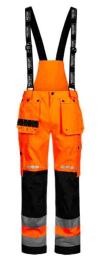 Lyngsøe Fox Skallselebukse HiVis Unisex, Str. L, Oransje/Sort Lyngsøe Fox Skallselebukse HiVis Unisex, Str. L, Oransje/Sort