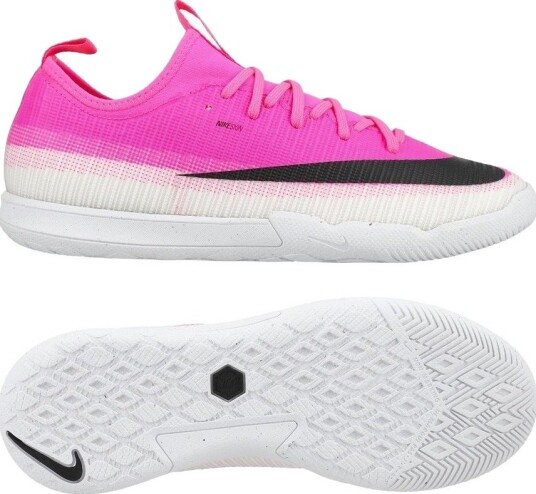 Nike Mercurial Vapor 17 Academy Ic Breakout Hvit/svart/rosa Barn Innendørs (Ic) størrelse 36½