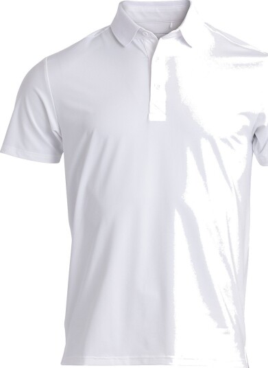 Bogeys & Birdies M Tech Scratch Polo Hvit Golf pologenser herre White X Large